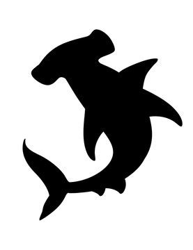 Hammerhead Shark Silhouette