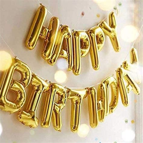 Happy Birthday Foil Balloons