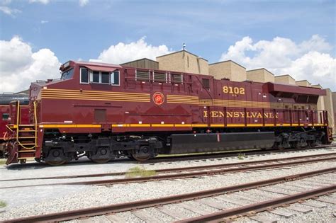 Norfolk Southern ES44AC Locomotive in Pennsylvania Railroad Heritage ...