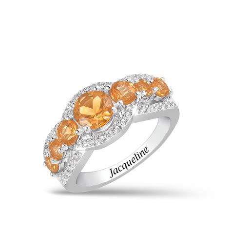 Genuine November Birthstone Ring