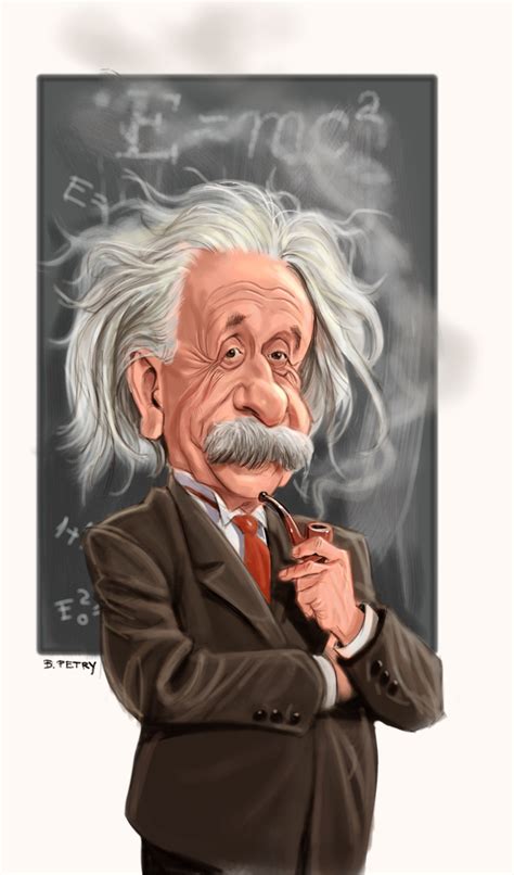 Petry Caricatures - Albert Einstein