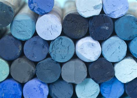 Blue crayons stock photo. Image of ines, creativity, education - 21374334