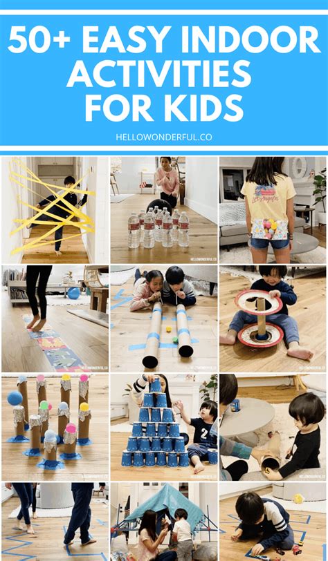 Indoor Games For Kids : Rainy Day Activities For Kids / Outdoor games ...