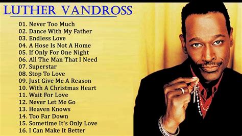 Top luther vandross songs - womokasin