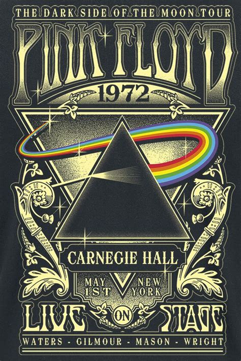 Dark Side Of The Moon - Live On Stage 1972 | Pink Floyd T-paita | EMP