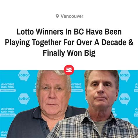 Lotto Winners In BC Have Been Playing Together For Over A Decade ...