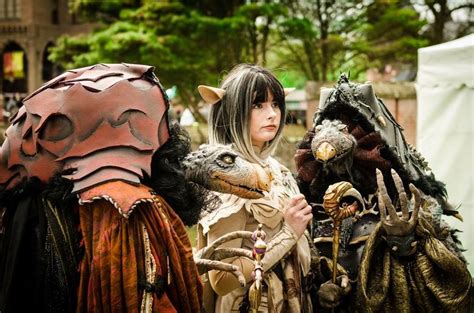 The dark Crystal. Skeksis and Jen. Costumes made by Fairy-Tailor