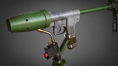 ArtStation - M2A1 flamethrower