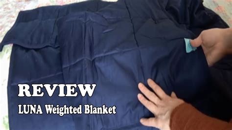 REVIEW LUNA Weighted Blanket 2020 - YouTube