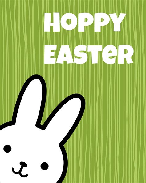 Hoppy Easter Bunny Printables - Organize and Decorate Everything