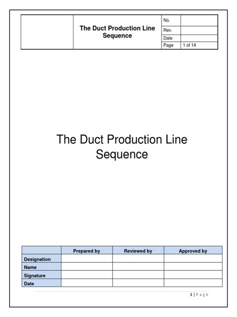 Duct Fabrication Procedure | Duct (Flow) | Sheet Metal