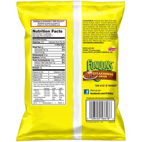 Funyuns Nutrition Information | Besto Blog