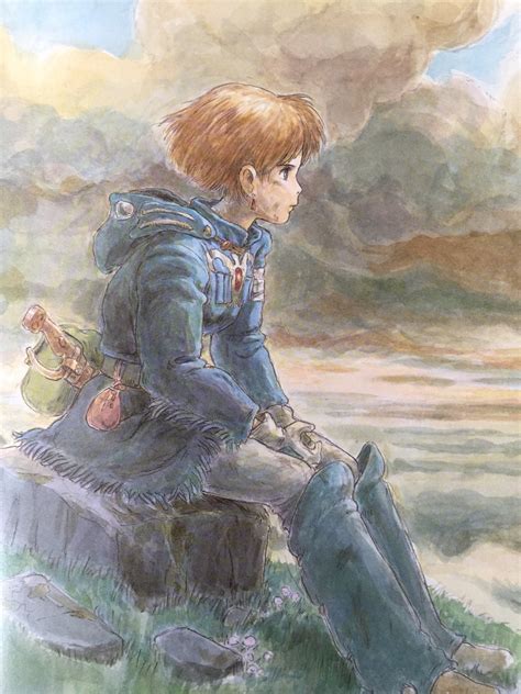 The Art Of Nausicaä Of The Valley Of The Wind - Watercolor Impressions ...