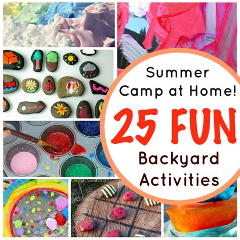 Summer Camp at Home! 25 Fun Backyard Kids Activities - Where Imagination Grows