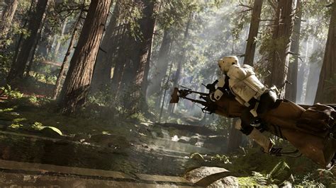 Star Wars: Battlefront contains Endor speeder bike | GameWatcher