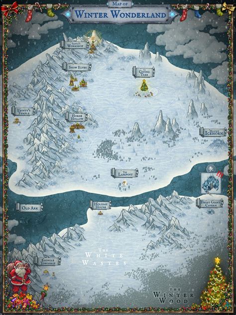 Map of Winter Wonderland | Inkarnate - Create Fantasy Maps Online