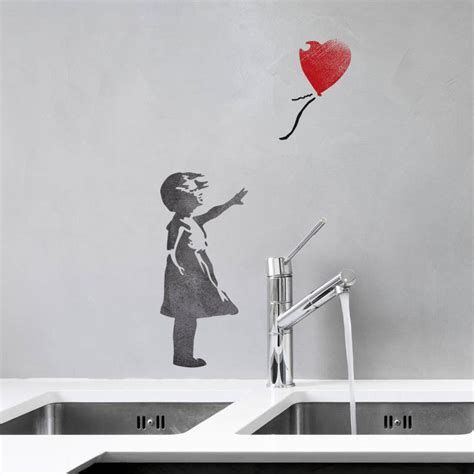 Banksy Balloon Girl Stencil A3 Size Banksy Stencil by - Etsy