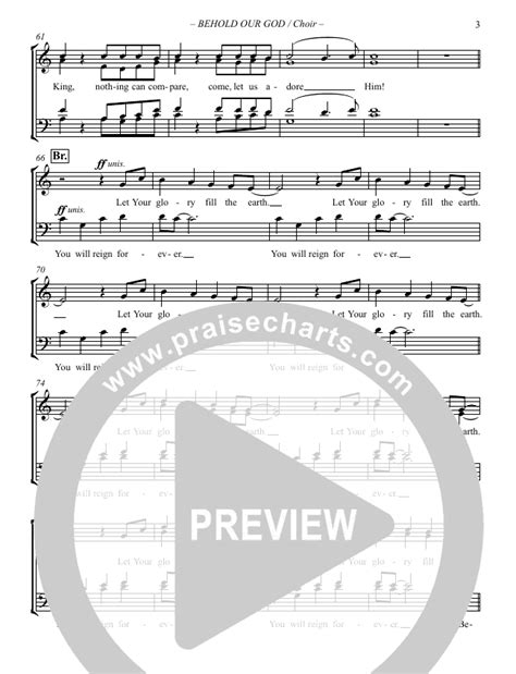 Behold Our God Sheet Music PDF (Sovereign Grace / The Village Church ...