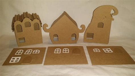 Whimsical/Whoville Style Houses- DIY Cardboard Houses | Cardboard house, Whoville christmas, Diy ...