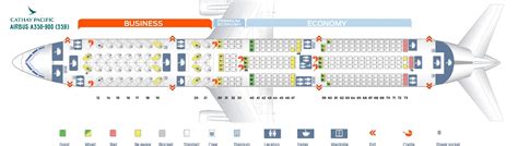 Seat Map and Seating Chart Airbus A350 900 Cathay Pacific | Seating charts, Seating plan, Cathay ...