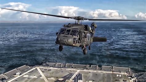 Helicopter Landing On Moving Navy Ship • It Takes Practice - YouTube