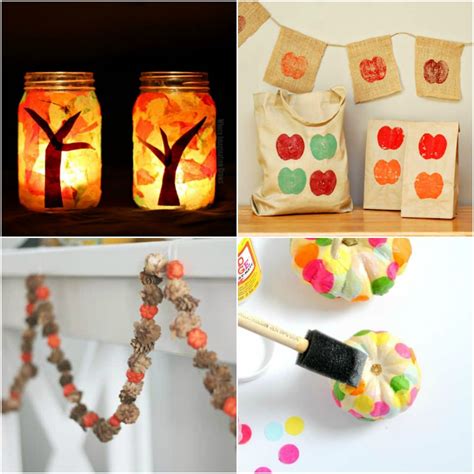 12 Fun Fall Crafts For Kids - the Ultimate List - DIY Candy