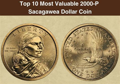 Top 10 Most Valuable 2000-P Sacagawea Dollar Coin Worth Money