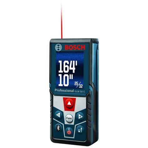 Bosch 165 ft. Laser Measure with Bluetooth and Full-Color Display-GLM 50 CX - The Home Depot