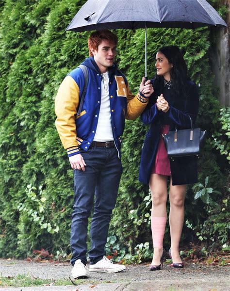 Camila Mendes and KJ Apa: Filming Riverdale -10 | GotCeleb