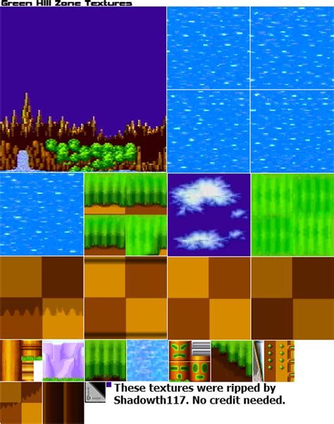 Sonic 1 green hill zone sprites - twoasl