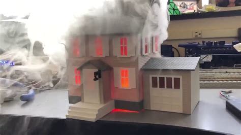 Lionel O Scale #1929230 Burning House Model Building - YouTube