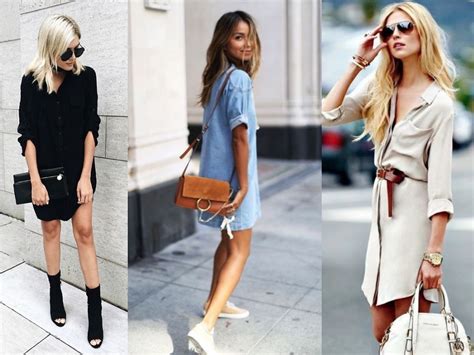 30 Chic and Cute Shirt Dress Outfit Ideas