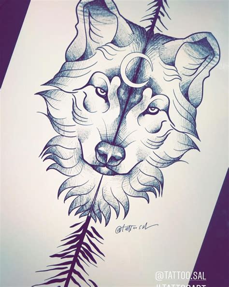 #wolftattoodesign @tattoo.sal @salculture #drawing #art #wolf #tattoodesign | Wolf tattoo design ...