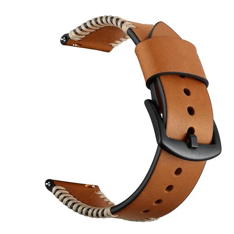 20mm Universal Smart Watch Band Watch Strap Leather Sport Replacement Band Strap for Samsung ...