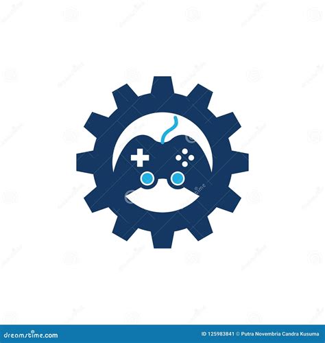 Game Gear Logo Icon Design stock vector. Illustration of element - 125983841