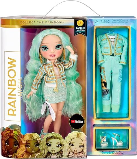 RAINBOW HIGH Daphne Minto – Mint (Light Green) Fashion Doll with 2 ...