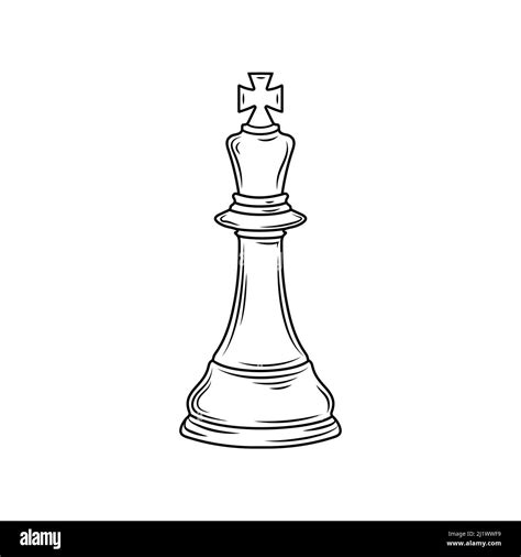 Chess King Drawing