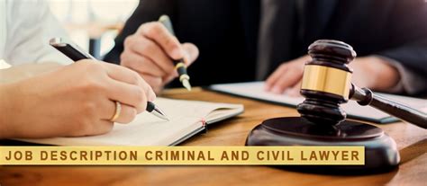 Job Description Criminal and Civil Lawyer | Ask The Law