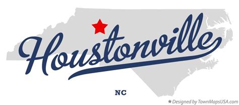 Map of Houstonville, NC, North Carolina