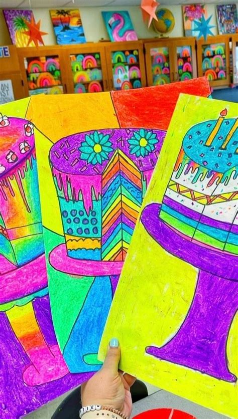 Neon art • Instagram | Art lessons for kids, Art classroom decor ...