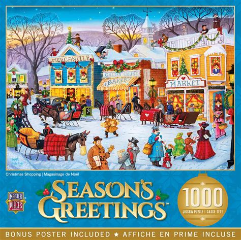 Christmas Shopping, 1000 Pieces, MasterPieces | Puzzle Warehouse