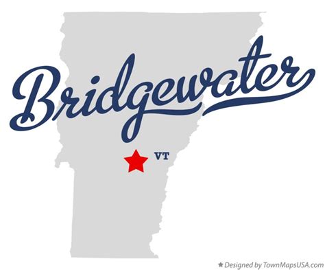 Map of Bridgewater, VT, Vermont