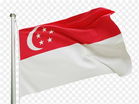 Singapore Flag Background