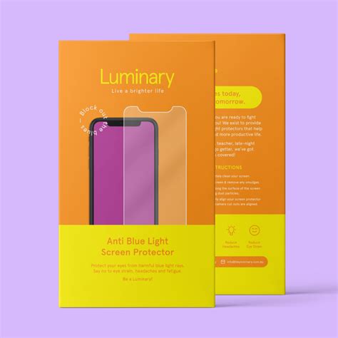 Blue Light Blocking Screen Protector | Luminary