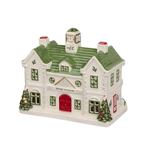 Christmas Village Train Station | Spode