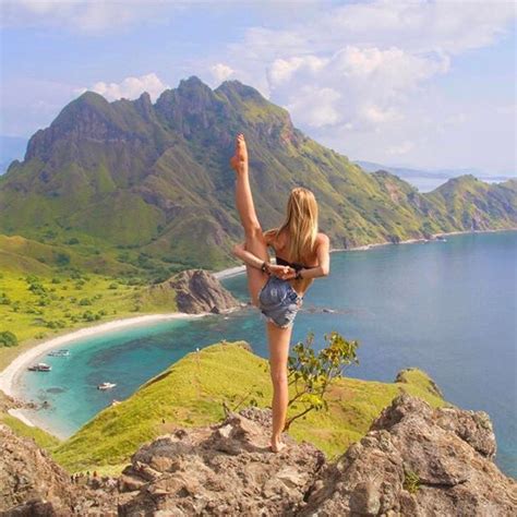 New heights and a new class shot on Padar Island. The uninhibited ...