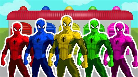 TravelForKids: learn colors with spiderman/ for kids - YouTube