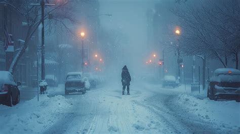 Premium Photo | Winter Storm Warning For Heavy Snowfall Wallpaper