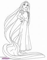 Disney Tangled Rapunzel Coloring Pages sketch template