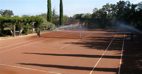 Clay Tennis Court Construction - Clay Tennis Court Construction Olde World Design